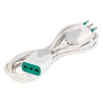 PROLUNGA LINEARE CAVO 3x1,5 SPINA 16A 3 Metri BIANCA FME92670 FANTON - 