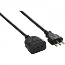 PROLUNGA LINEARE CAVO 3x1 SPINA 10A 3 Metri NERA ELECTRALINE S.P.A. - 