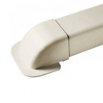 TAPPO TERMINALE A MURO PER CANALINA mm 60x45   - 