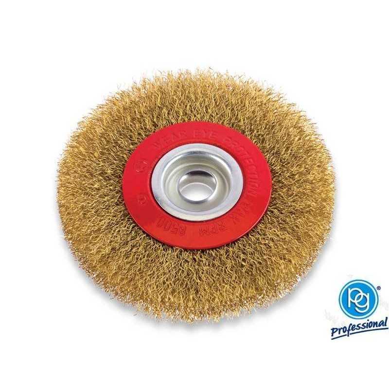 SPAZZOLA CIRCOLARE POGGI Ø 75mm FORO 13mm POGGI - 