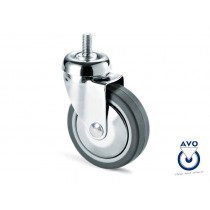RUOTA 220CB TREKI CON PERNO M10x30 Ø 50mm AVO  - 