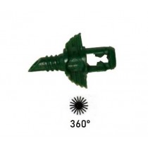 MICROIRRIGATORE MICRO SPRAY JSF 360° Ø 2,4mt, Attacco Filettato 4mm SIRIA IRRI-EQUIPMENT - 