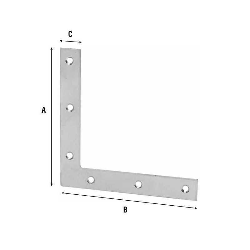 Buy ANGOLO DI RINFORZO 140x140mm SP 2,0mm AL157AZ14 