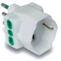 ADATTATORE TRIPLO 3 BIPRESE + SCHUKO SPINA 16A FME82640 FANTON  - 