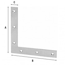 ANGOLO DI RINFORZO 200x200mm SP 2,0mm AL157AZ20 ALDEGHI  - 
