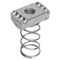 DADO RETTANGOLARE M10 CON MOLLA DI ANCORAGGIO PER PROFILO 41mm RACCORDERIE METALLICHE SPA - 