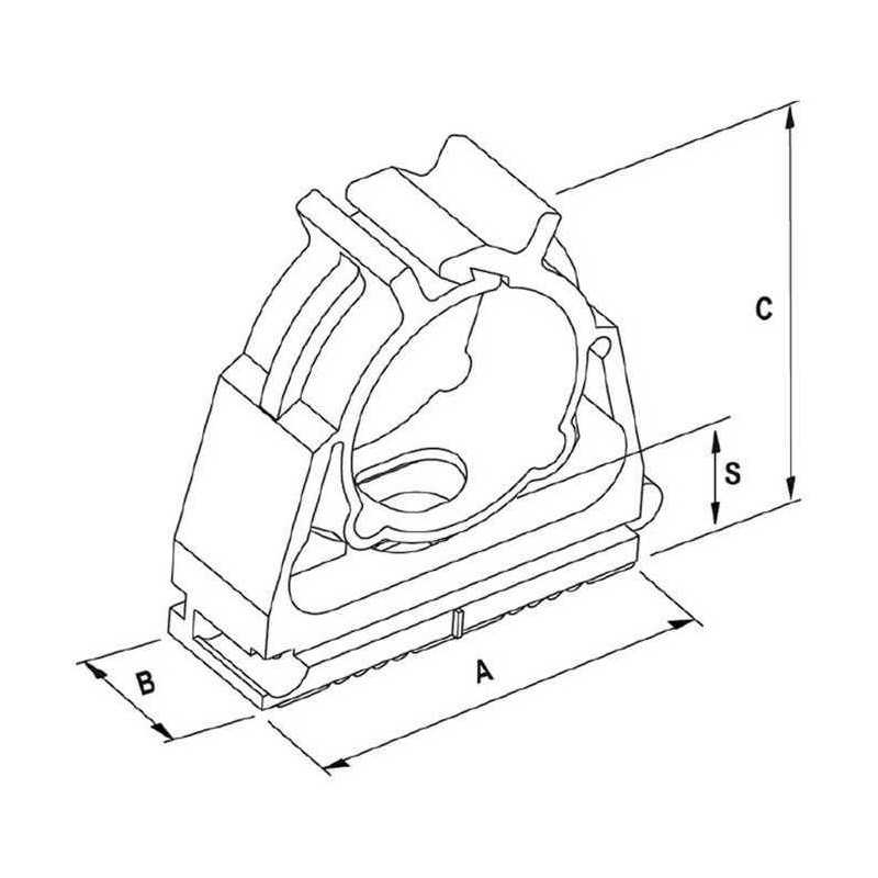 Buy FISSATUBO CHIUSO IN NYLON FISCHER SCN 16 