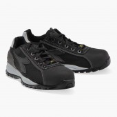 SCARPA DIADORA NERO S1P GLOVENET DIADORA - Scarpa di sicurezza bassa S1P in pelle Perwanger antigraffio, idrorepellente e trasp