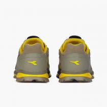 SCARPA DIADORA GRIGIO-ROCCIA S1P GLOVETX DIADORA - Calzatura di sicurezza bassa in S1P in tessuto rete e vitello scamosciato. P