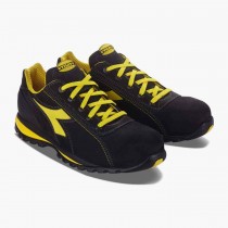 SCARPA DIADORA NERO S3 GLOVE DIADORA  - Calzatura di sicurezza bassa S3 in Nubuck Silk, idrorepellente. Puntale in alluminio 200