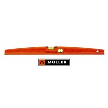 LIVELLA METRICA A BARCHETTA 60cm   - In alluminio. Fiala orizzontale regolabile.