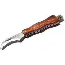 COLTELLO PER FUNGHI CON SPAZZOLINA AUSONIA AUSONIA  - Coltello per Funghi, Lama in Acciaio Inox, con Spazzolina e Misuratore di 