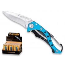 Coltello tascabile con moschettone AUSONIA AUSONIA  - 
Mini coltello sportivo. Ideale per il tempo libero. Con pratico moschetto