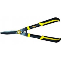 FORBICI PER SIEPI A LAMA ONDULATA 23cm, MANICI ALLUMINIO 58cm - Forbici per siepi con manici tubolari in alluminio cromato. Im