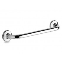 MANIGLIONE BAGNO DISABILI 45cm INOX - Maniglione in acciaio inox lucido per bagni e docce come ausilio per disabili-anziani.  