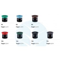 TESTINA IRRIGATORE 10A REGOLABILE 0-360° RAGGIO 3mt HUNTER - 