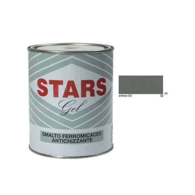 STARGEL FERROMICACEO SMALTO ANTIRUGGINE 750ml Grana Grossa ARDESIA COLORIFICIO TIRRENO - Anticorrosivo a struttura lamellare a 