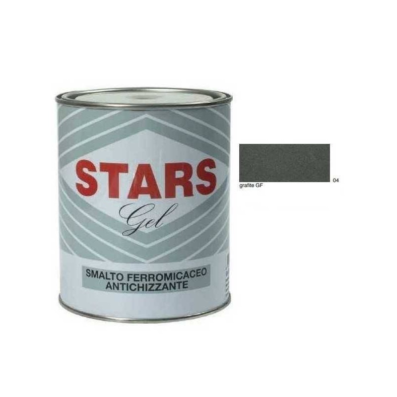 Buy STARGEL FERROMICACEO SMALTO ANTIRUGGINE 750ml Grana Fine GRAFITE 