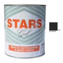 Smalto antiruggine a mano unica Stars Gel 750 ml - Nero satinato COLORIFICIO TIRRENO - ✅ Smalto e antiruggine a mano unica in g