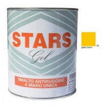 Smalto antiruggine a mano unica Stars Gel 750 ml - Giallo cromo COLORIFICIO TIRRENO - ✅ Smalto e antiruggine a mano unica in ge