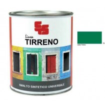 TIRRENO SMALTO SINTETICO VERDE TIRRENO 750ml COLORIFICIO TIRRENO - Smalto di elevata qualità e brillantezza. Dotato di ottima c