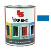 TIRRENO SMALTO SINTETICO AZZURO 750ml COLORIFICIO TIRRENO - Smalto di elevata qualità e brillantezza. Dotato di ottima copertur