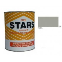 FIVE STARS SMALTO SOPRAFFINO NEBBIA 125ml COLORIFICIO TIRRENO - Finitura alchidica di alta qualità per esterno ed interno, è fo