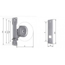 AVVOLGITORE CON PLACCA 185mm 8 mt - 