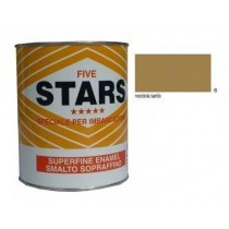 FIVE STARS SMALTO SOPRAFFINO NOCCIOLA SARDO 125ml COLORIFICIO TIRRENO - Finitura alchidica di alta qualità per esterno ed inter