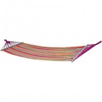Amaca lettino a tela sospesa Perù 200x80cm a strisce colorate - AMACA Mod. PERU' a tela sospesa poliestere/cotone 320g, assi i