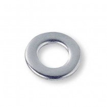 Rondella piatta in ferro zincato Ø 8x16mm per fissaggio viti e bulloni - Rondella piatta in ferro zincato normale UNI 6593 - D