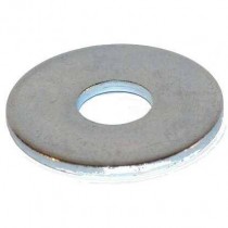 Rondella piatta in ferro zincato larga Ø 4x16mm per fissaggio viti e bulloni - Rondella piatta in ferro zincato larga. UNI 659