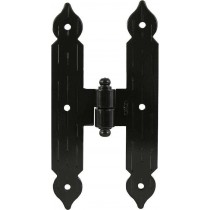 BANDELLA DOPPIA T SFILABILE CUORE NERA 20cm SX TECNOSTAMP - 