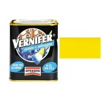 VERNIFER GIALLO BRILLANTE 750ml AREXONS - Antiruggine + vernice di finitura. In gel, non cola. Pronto all'uso. Si può applicare