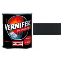 VERNIFER ALTA TEMPERATURA NERO 250ml AREXONS  - Vernice di finitura e antiruggine in un solo prodotto. Protegge dalla ruggine e 
