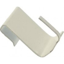 Supporto reggitenda per infissi in alluminio - colore Bianco - ✅ Adatto a serramenti in alluminio di spessore 5 mm ✅ Facile da