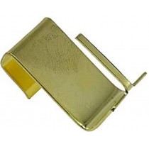 Supporto reggitenda per infissi in alluminio - colore Ottone   - ✅ Adatto a serramenti in alluminio di spessore 5 mm
✅ Facile da