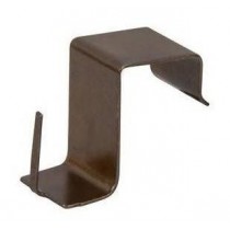 REGGITENDA PER INFISSI LEGNO E PVC 4 pezzi MARRONE - Dimensioni supporto: mm 26x34x15 Adatto a serramenti in legno o PVC di sp