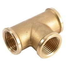 RACCORDO "T" OTTONE filettato femmina 2" IBP BANNINGER ITALIA - Raccordo a "T" da avvitare in ottone con terminali filettati fe