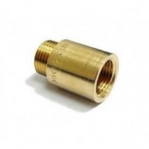 PROLUNGA OTTONE filettata M/F 3/4"x20mm IBP BANNINGER ITALIA - Raccordo prolunga da avvitare in ottone con terminali filettati 
