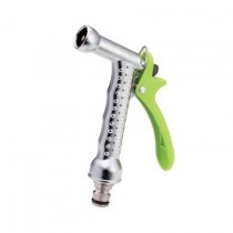 PISTOLA CROMATA IN METALLO 2 FUNZIONI AQUAJET COLORTAP SRL  - Getto regolabile 2 funzioni
Innesto rapido maschio ottone
Struttur