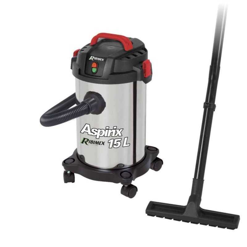 ASPIRAPOLVERE E LIQUIDI ASPIRIX 15L RIBIMEX - Aspira sia l’acqua che la polvere. Ideale per la pulizia del garage, della cantin ASPIRAPOLVERE E LIQUIDI ASPIRIX 15L RIBIMEX - Aspira sia l’acqua che la polvere. Ideale per la pulizia del garage, della cantin