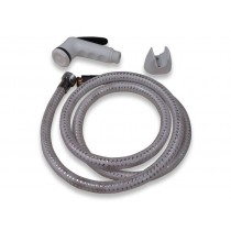 SET DOCCETTA IDROSCOPINO PULSANTE ON/OFF + TUBO FLESSIBILE 150cm - Il set contiene un idroscopino a pulsante in abs bianco, u