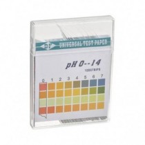 CARTINE TORNASOLE PER TEST pH, 100 Strisce con Range 0 / 14   - Cartine tornasole per la misurazione del pH nell'intervallo 0 - 