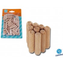Tasselli di legno Ø 10mm x 40mm 40 pezzi POGGI - Tasselli di legno per la costruzione e l'assemblaggio di telai, mobili e corni