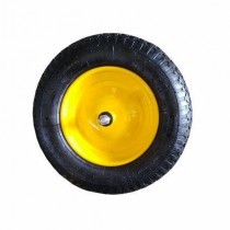RUOTA PNEUMATICA per CARRIOLA SMAI SMAI - Ruota gonfiabile Pneumatica per carriole 81802/81804/81813 marchio BPA Interasse mozz