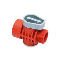 RUBINETTO BIDIREZIONALE IPIERRE 3/4F - 3/4M IPIERRE - Rubinetto a sfera in plastica F3/4" -M3/4"