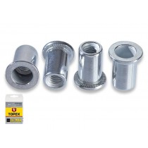 RIVETTI FILETTATI MA3, foro Ø 4,9mm 20 pz TOPEX - Rivetti filettati per rivettatrice a inserti, Confezione da 20 pezzi. 