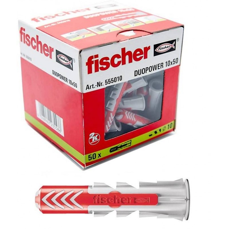 Buy TASSELLI FISCHER DUOPOWER L50mm, Ø 10mm 50pz 