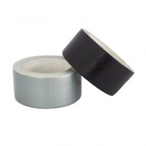 Nastro americano telato 50 mm x 25 metri ARGENTO impermeabile, isolante, utile per riparazioni generiche - Nastro adesivo mult
